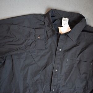 Nike Sportswear Tech Pack Mens Woven Long-Sleeve Shirt X-Large Oversized Black